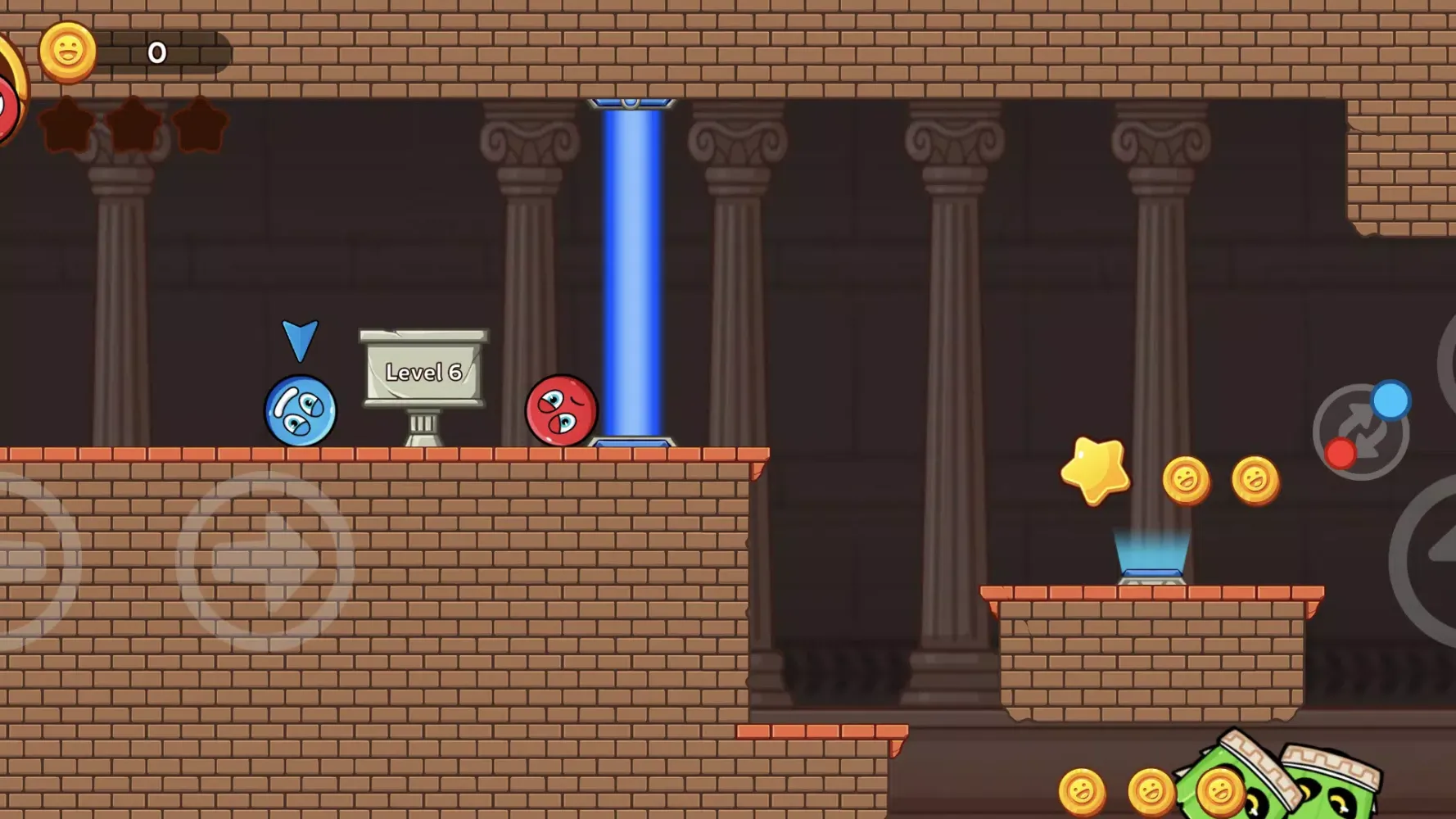 Screenshot di Roller Ball Blue