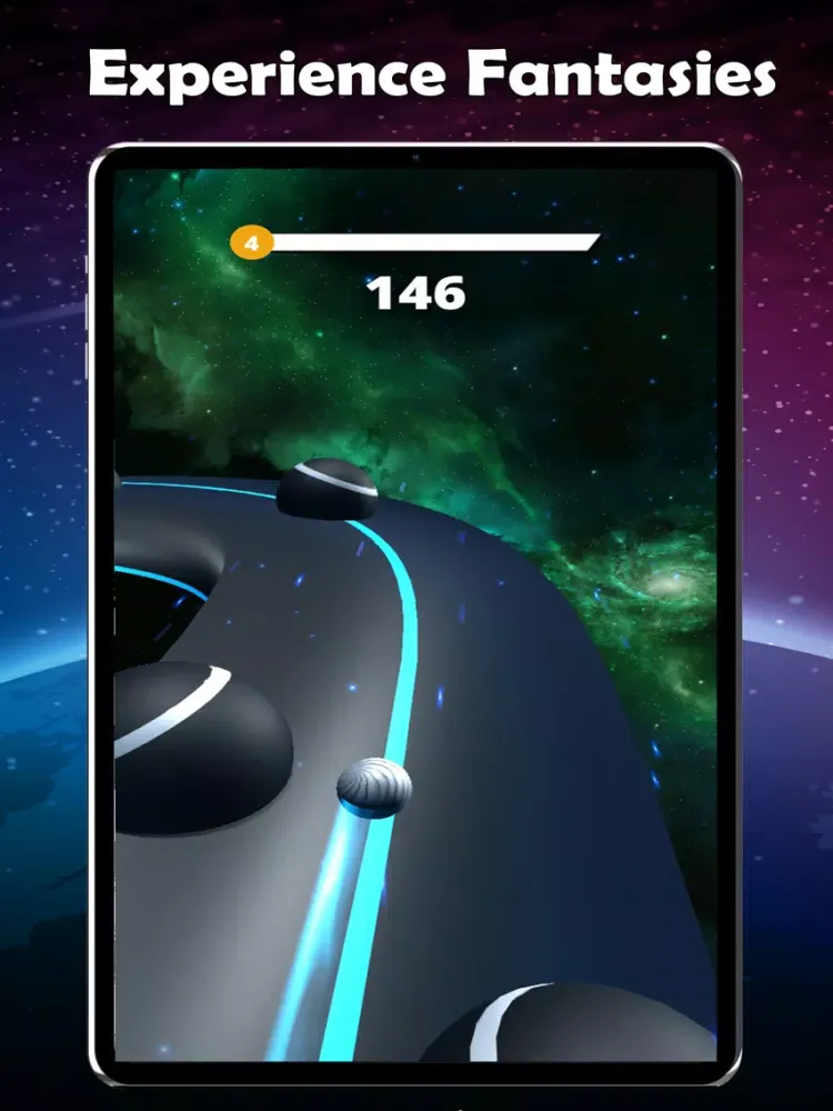 Roller Ballz - Sky Road iPad 应用截图