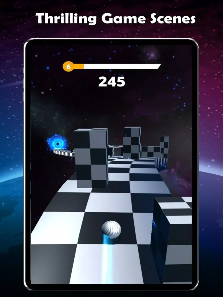 Roller Ballz - Sky Road iPad 应用截图