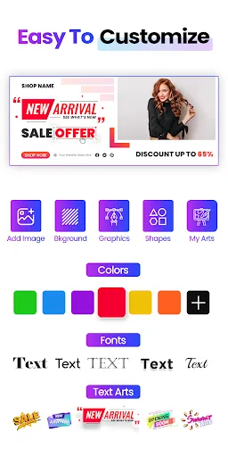 ภาพหน้าจอของ Banner Maker, Thumbnail Maker