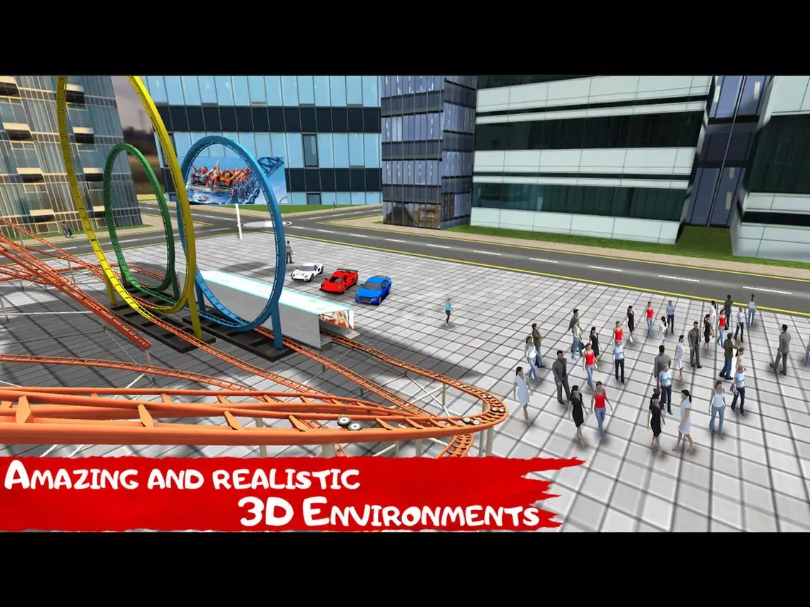 VR City Roller Coaster Free iPad  Ekran Görüntüleri