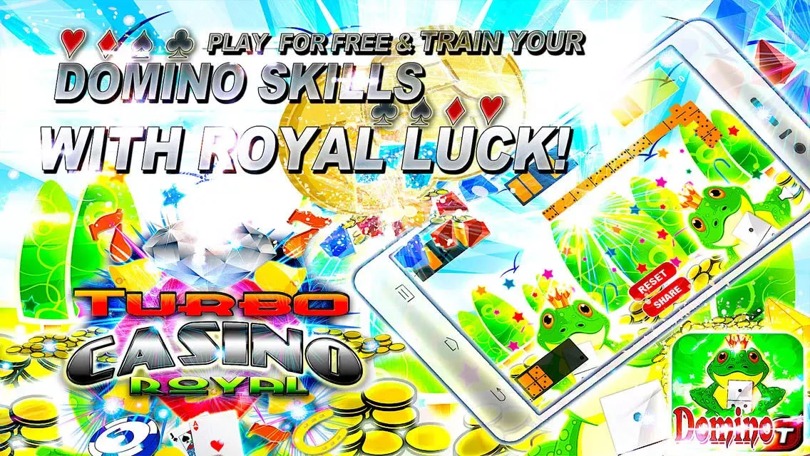 Ảnh chụp màn hình của Roller Pad King Frog Dominoes Game - Free HD Easy Live Casino Fun Free Dominoes Pro Edition