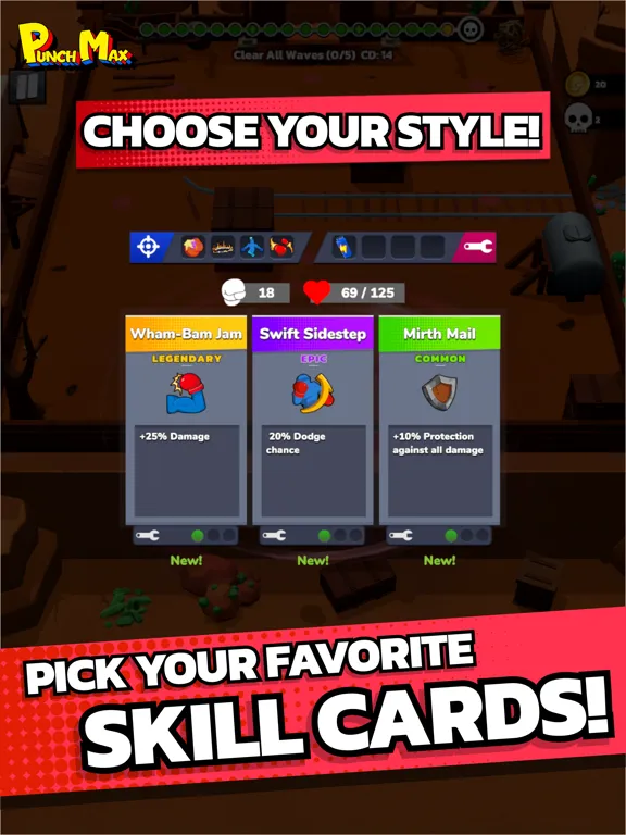 Punch Max! iPad  Screenshots