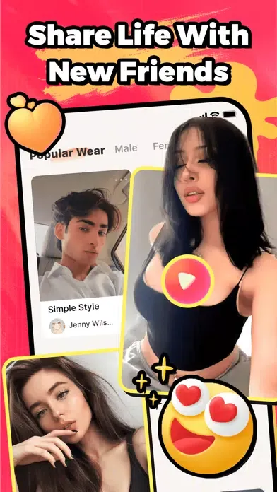 Ảnh chụp màn hình của Rollin - Live Chat Strangers