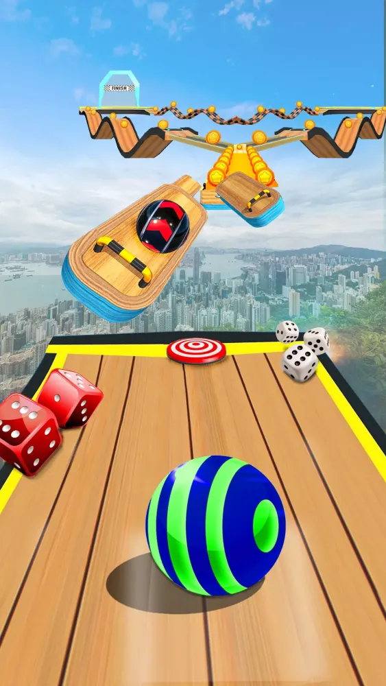 Скриншоты Sky Rolling Ball Master 3D