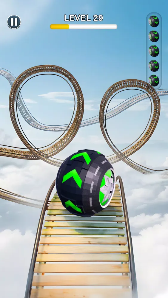 Captures d'écran de Rolling Ball Sky Escape