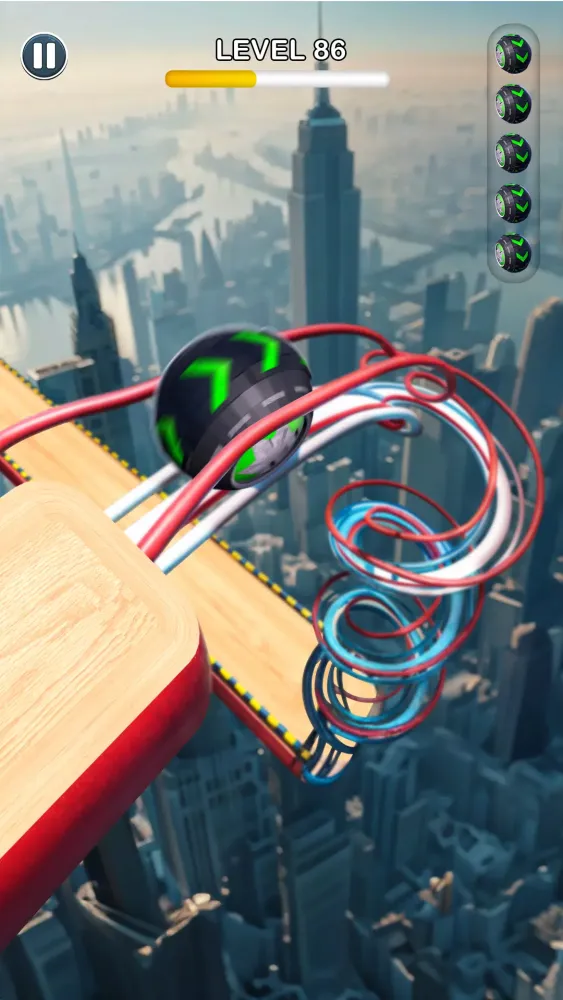 Captures d'écran de Rolling Ball Sky Escape