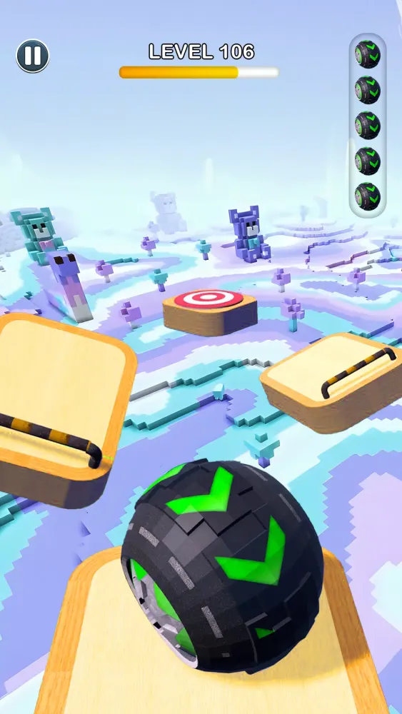 Captures d'écran de Rolling Ball Sky Escape