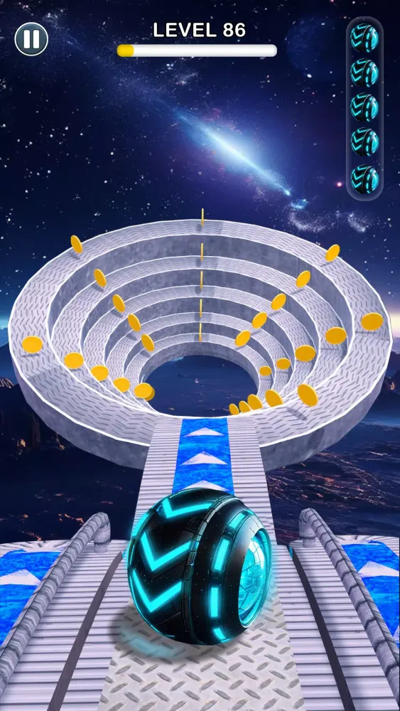 Captures d'écran de Rolling Ball Sky Escape