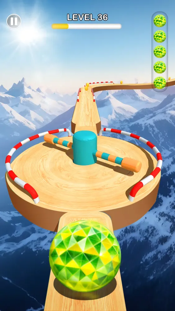 Captures d'écran de Rolling Ball Sky Escape