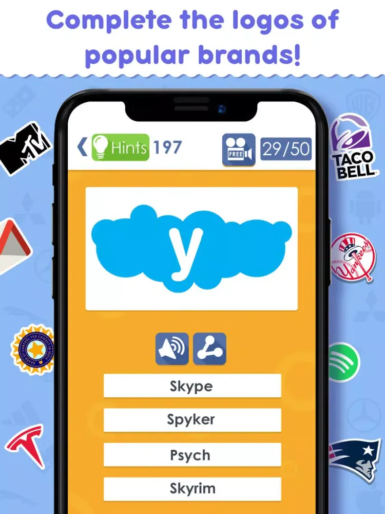 Guess’em All - Guess Logo Quiz iPad  Ekran Görüntüleri