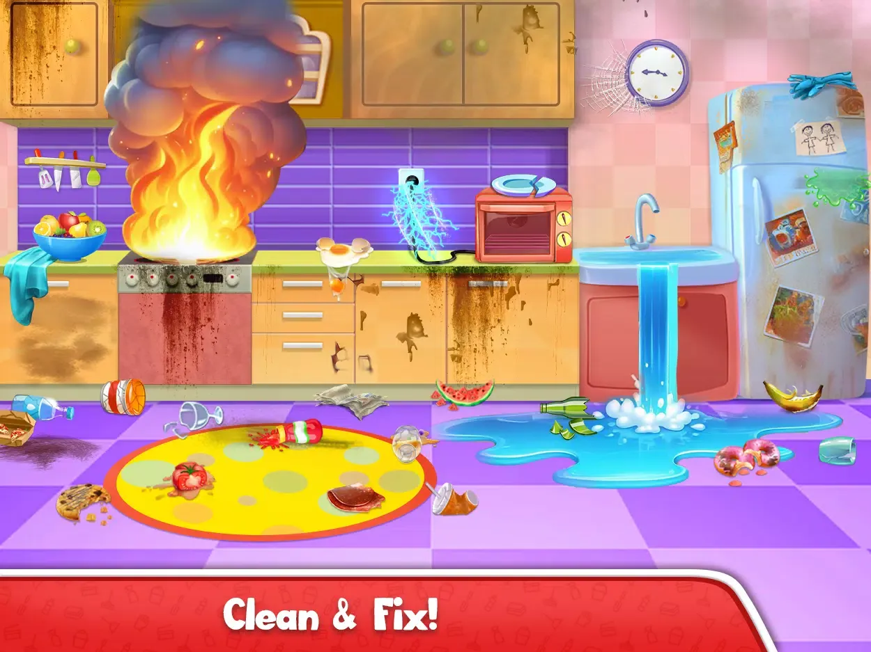 Big Home Cleanup Cleaning Game Screenshots