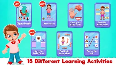 Human Body Parts Play to Learn Screenshots