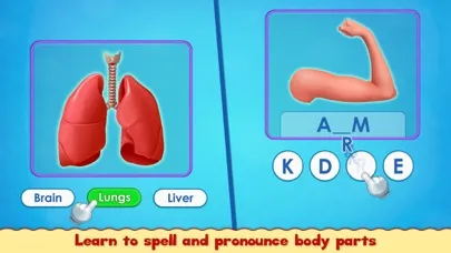 Human Body Parts Play to Learn Screenshots