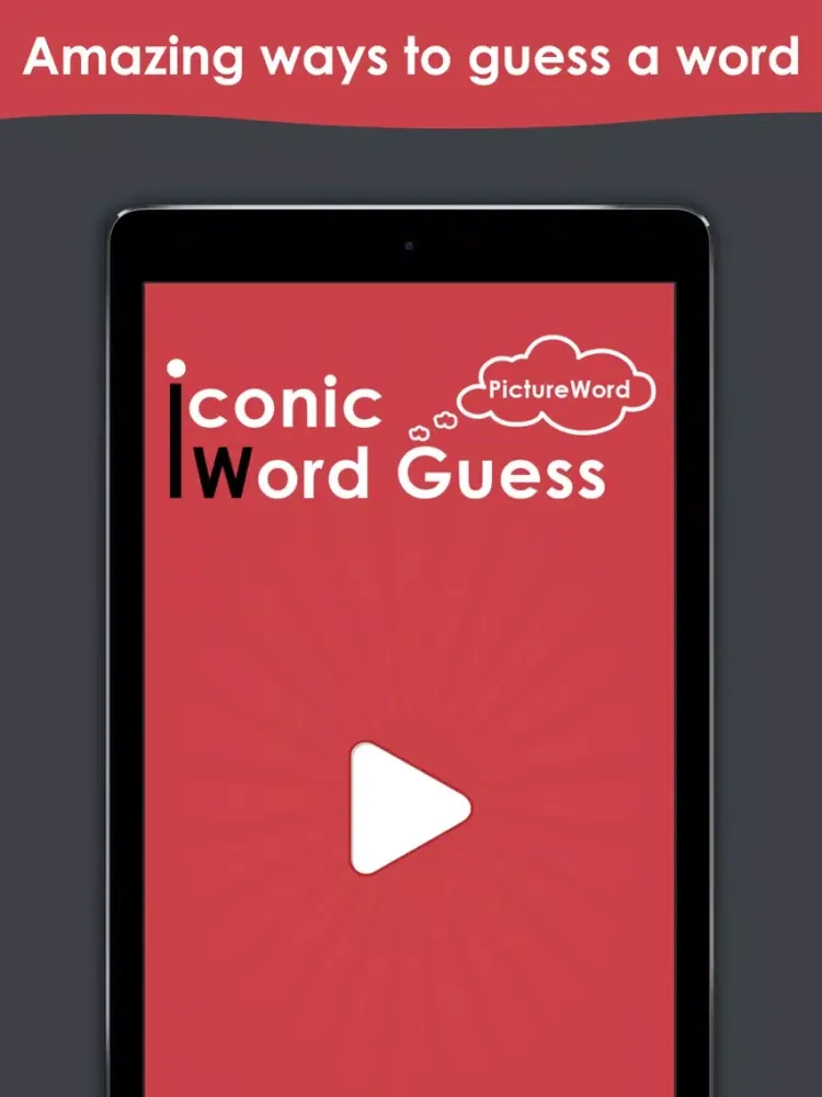 Iconic Word Guess PictureWord iPad  Screenshots