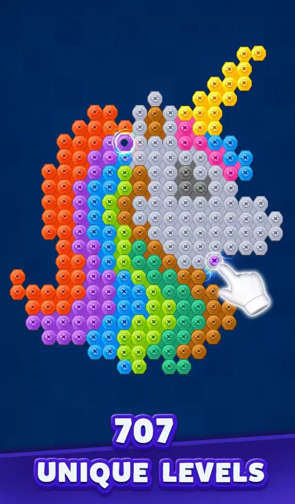 Zrzuty ekranu Nuts & Bolts 3D: Screw Puzzle