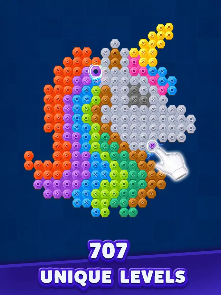 Zrzuty ekranu Nuts & Bolts 3D: Screw Puzzle