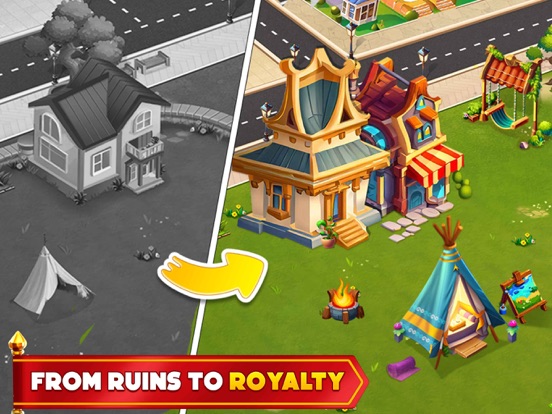 Royal Tile Match: City Madness iPad  स्क्रीनशॉट