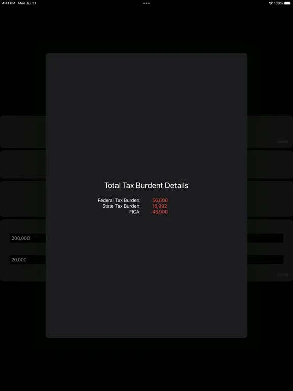 تصاویر Self Employed Tax Calculator iPad 