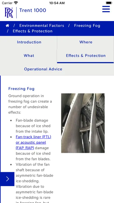 Screenshot di Trent 1000 Pilot Guide