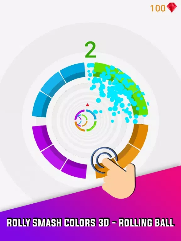Rolly Smash Colors 3D iPad  스크린샷