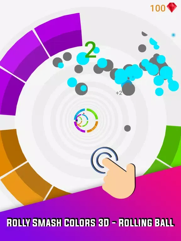 Rolly Smash Colors 3D iPad  스크린샷