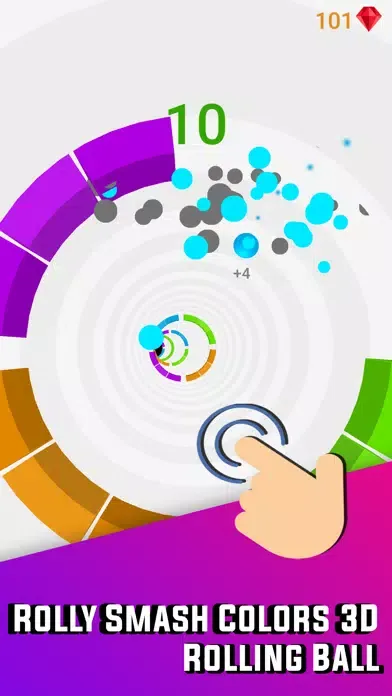 Rolly Smash Colors 3D 스크린샷