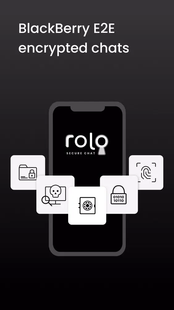 Tangkapan skrin Rolo Secure Chat