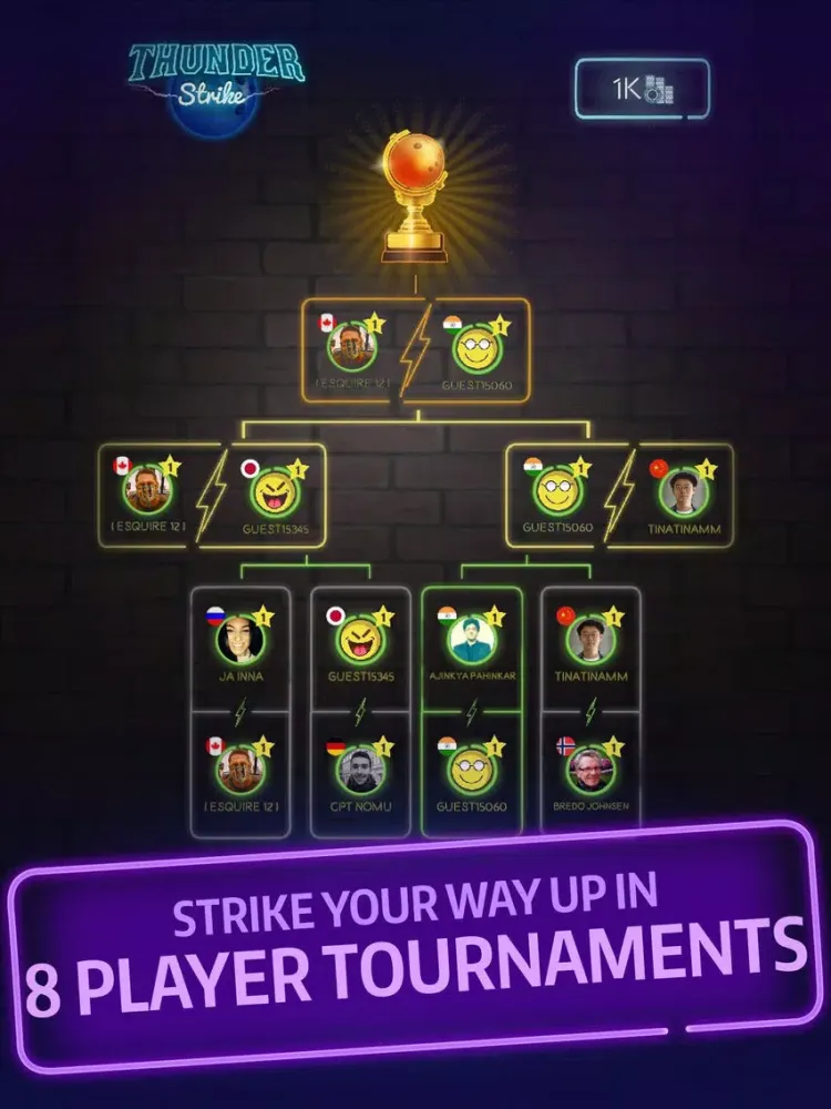 Bowling Central - Online multiplayer, Puzzles, Tournaments, Apple TV support, Free game! iPad  स्क्रीनशॉट