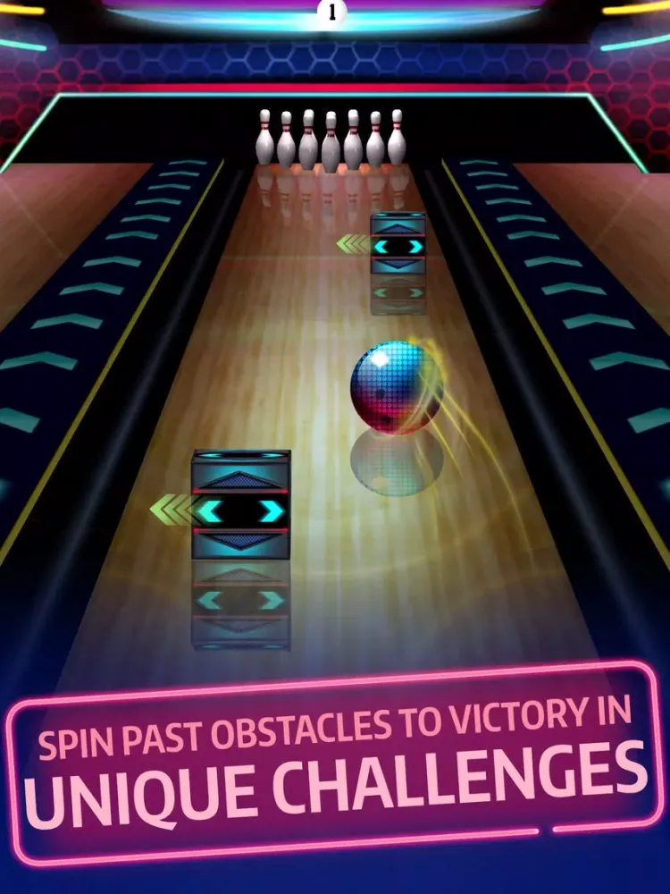 Bowling Central - Online multiplayer, Puzzles, Tournaments, Apple TV support, Free game! iPad  स्क्रीनशॉट