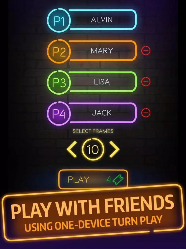 Bowling Central - Online multiplayer, Puzzles, Tournaments, Apple TV support, Free game! iPad  स्क्रीनशॉट