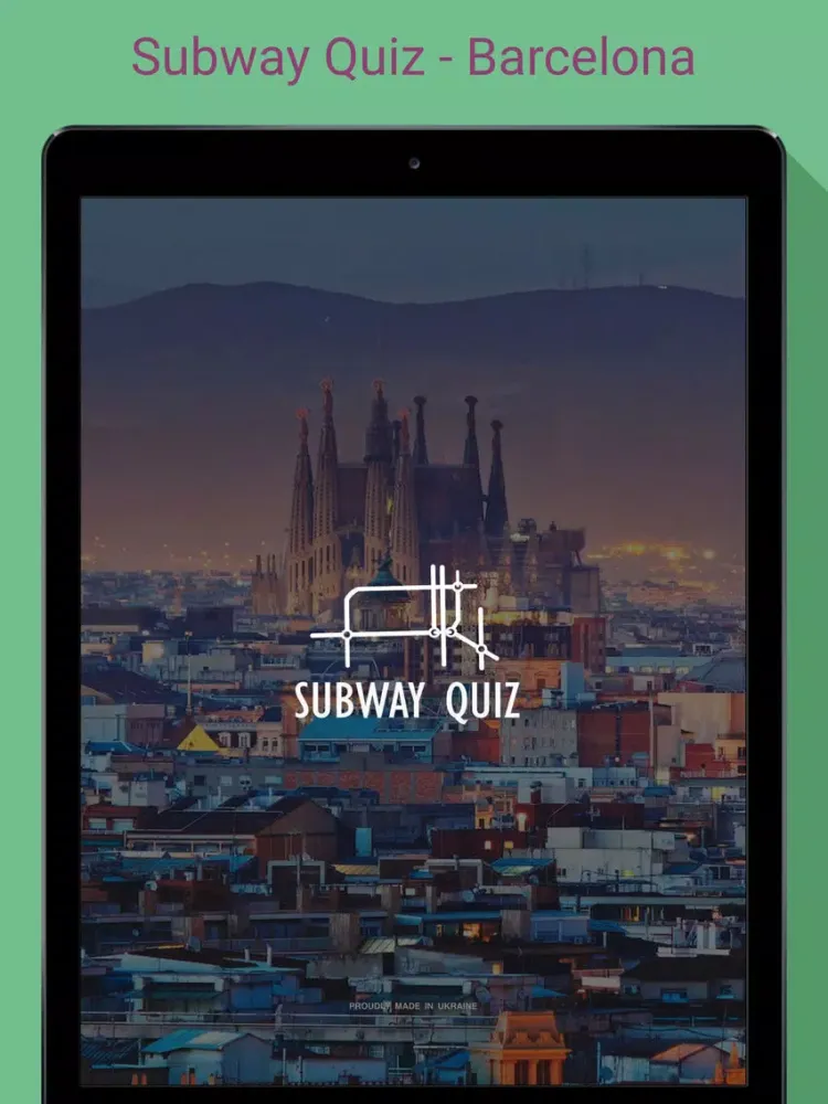 Subway Quiz - Barcelona iPad  Ekran Görüntüleri