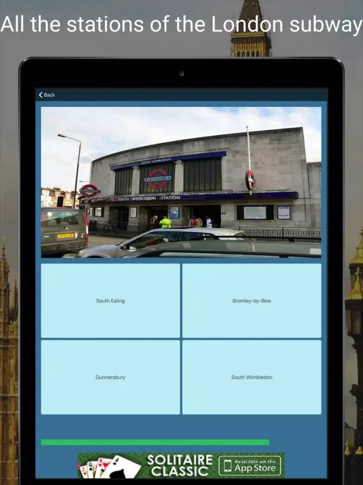 Subway Quiz - London iPad  Screenshots