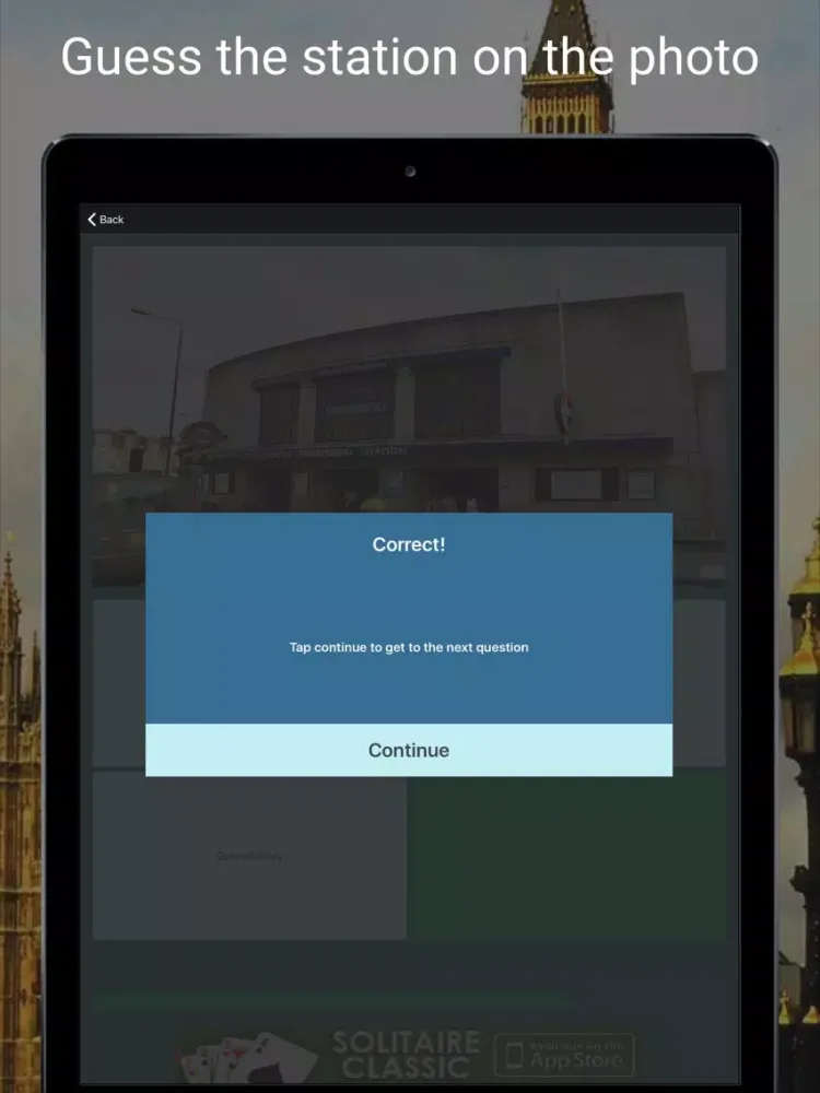 Subway Quiz - London iPad  Screenshots