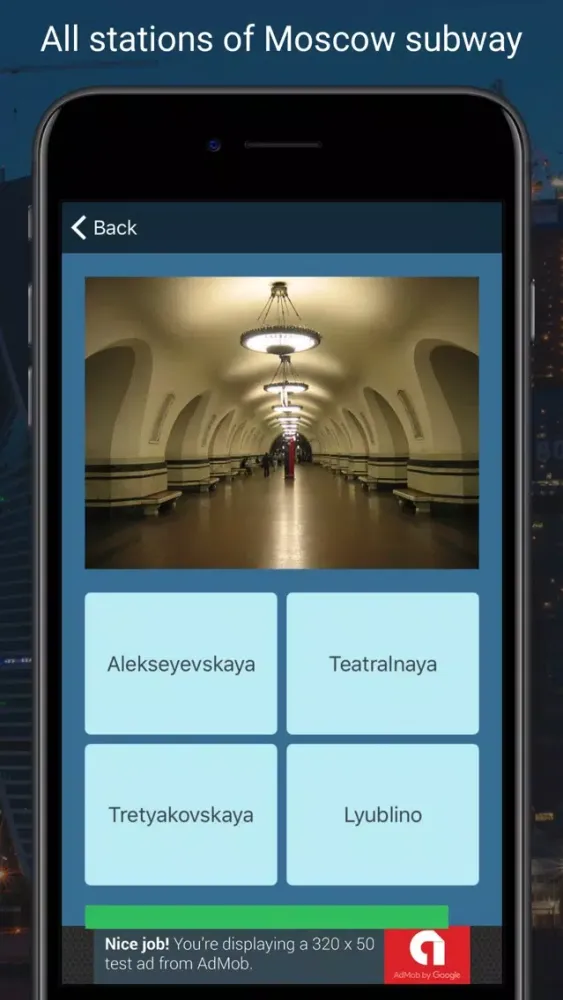 Tangkapan layar Subway Quiz - Moscow