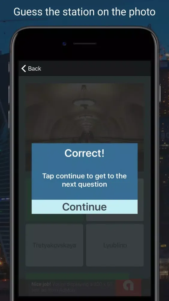 Tangkapan layar Subway Quiz - Moscow