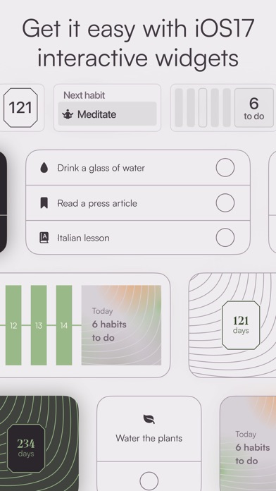 Ảnh chụp màn hình của Habitudes, daily habit tracker