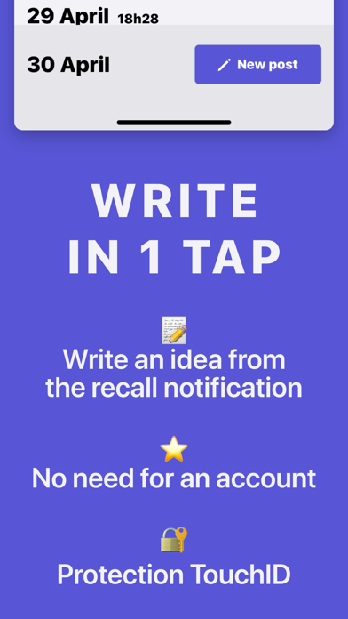 Your Ideas² notebook - Diary Screenshots