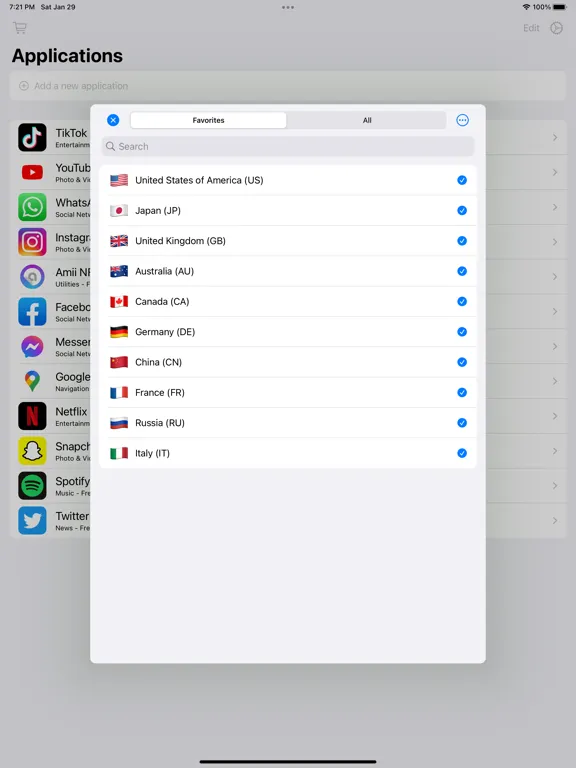 Ảnh chụp màn hình của Rankin' iPad 
