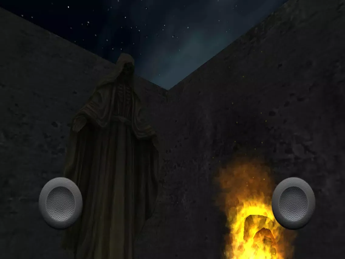 Tangkapan skrin Horror graveyard labyrinth iPad 