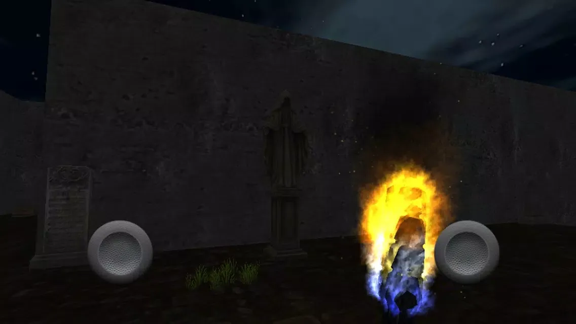 Tangkapan skrin Horror graveyard labyrinth