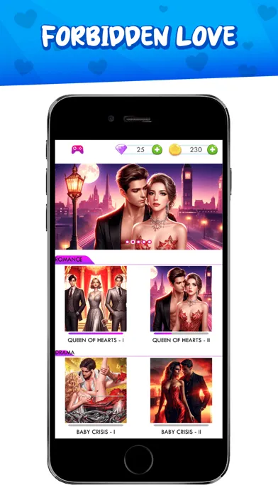 Captures d'écran de Romance Stories