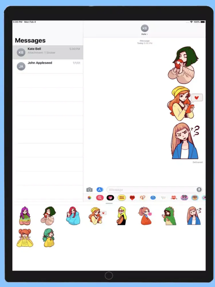 Tangkapan skrin Girls Anime! iPad 