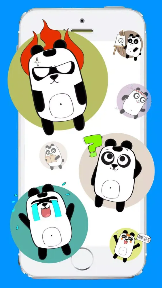 Best Panda Stickers スクリーンショット