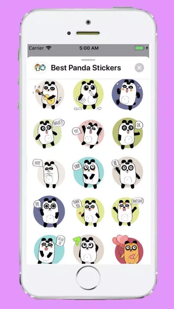 Best Panda Stickers スクリーンショット