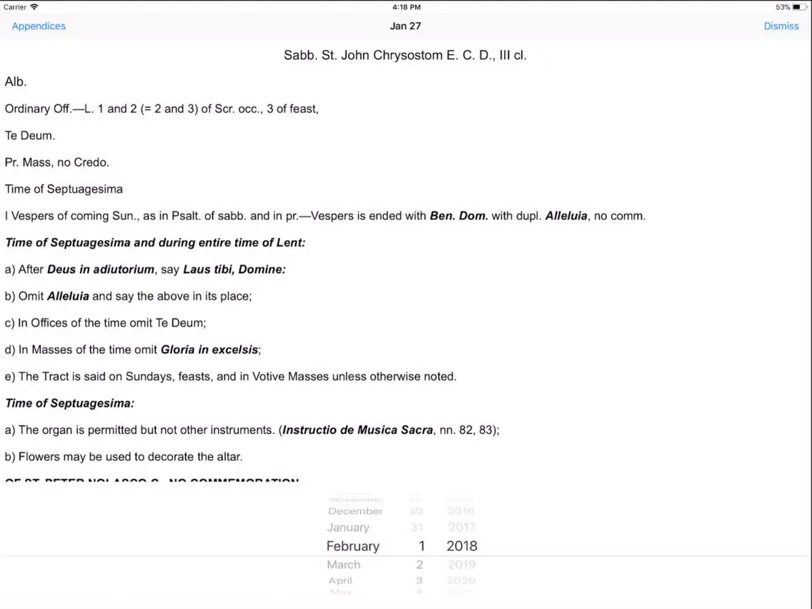 Zrzuty ekranu Traditional Ordo 2018 iPad 