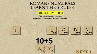 Roman numerals应用截图