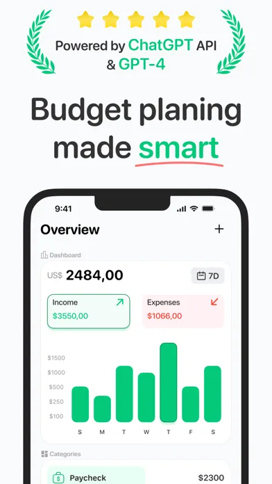 Spend: AI Budget Tracker スクリーンショット