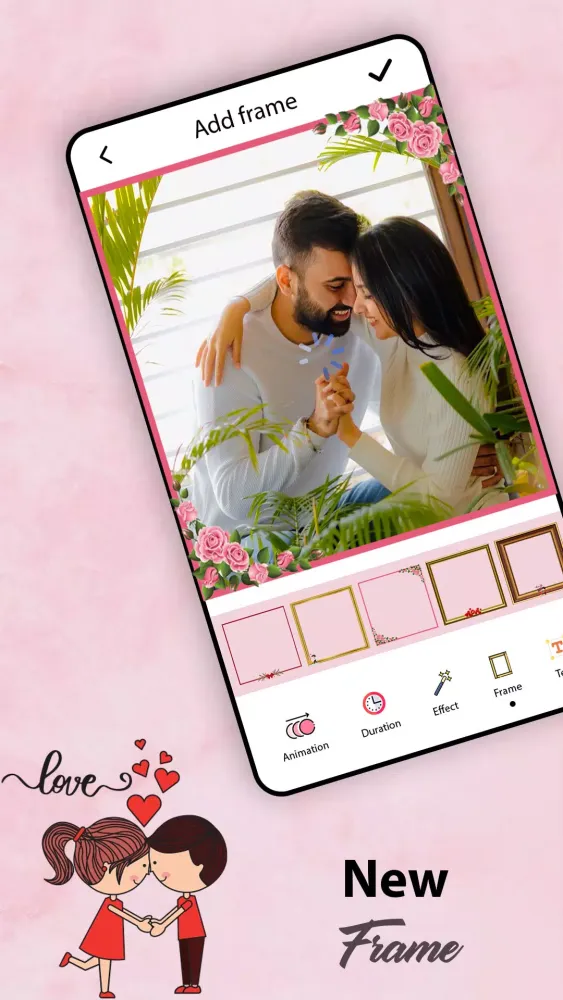 Скриншоты Romantic Love video maker