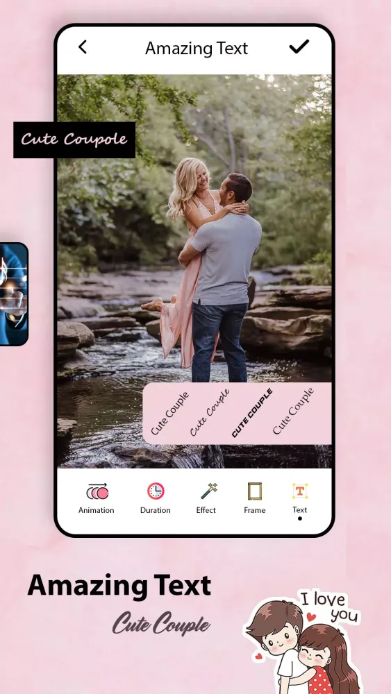 Скриншоты Romantic Love video maker